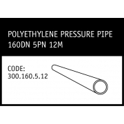 Marley Polyethylene Pressure Pipe 160DN 5PN 12M - 300.160.5.12